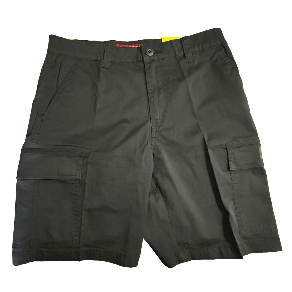 Unionbay Cargo Shorts Mens 32 Blue Cotton Spandex‎ Utility Flat Front NWT